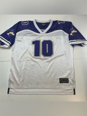 Vintage Y2K Washington Huskies Football Jersey #10 size L Playmaker READ